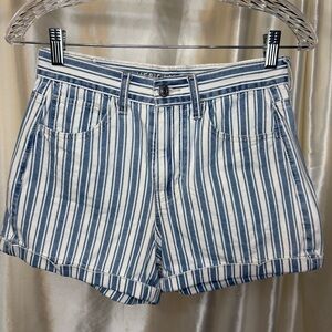 American Eagle Striped Cotton Shorts – Size 2